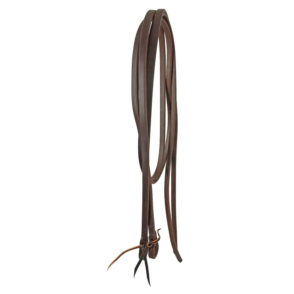 Pool's heavy end deep oil leather reins 1.3 cm x 2.20 m