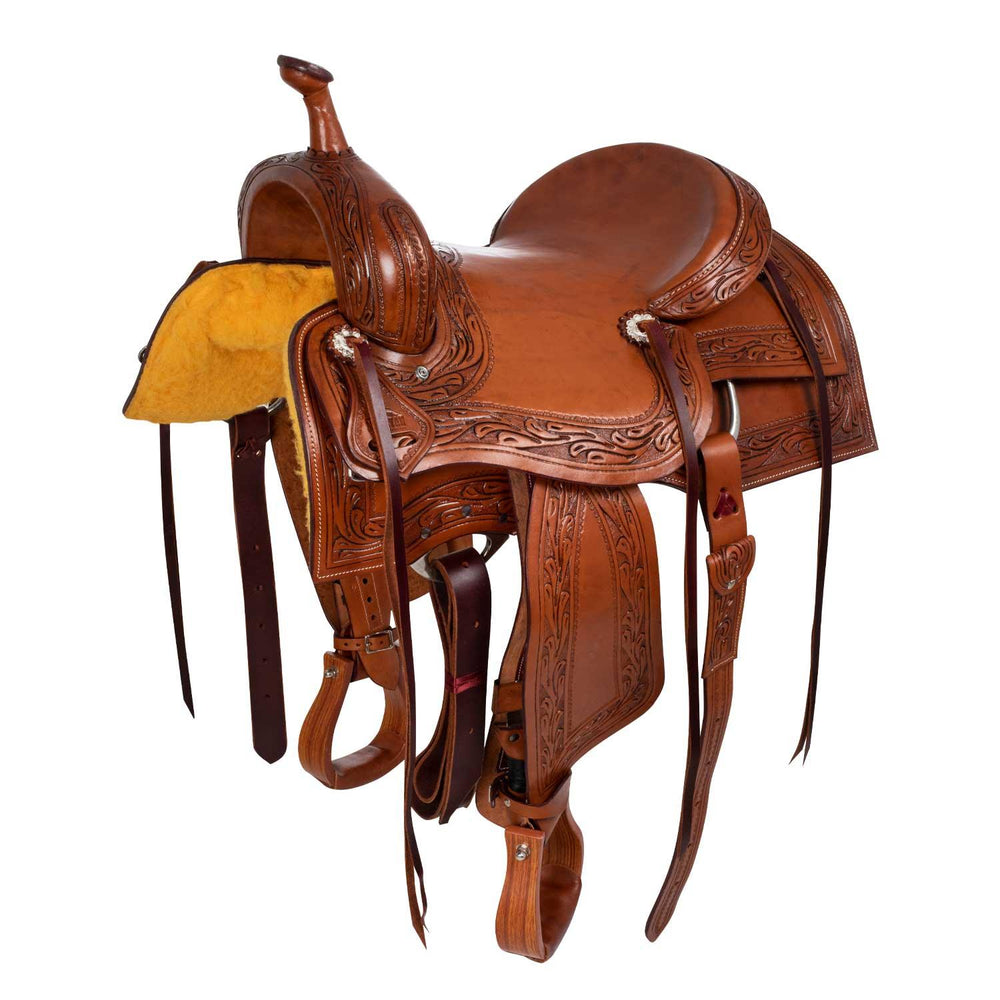 McBryan border stamp team penning saddle MBH08012