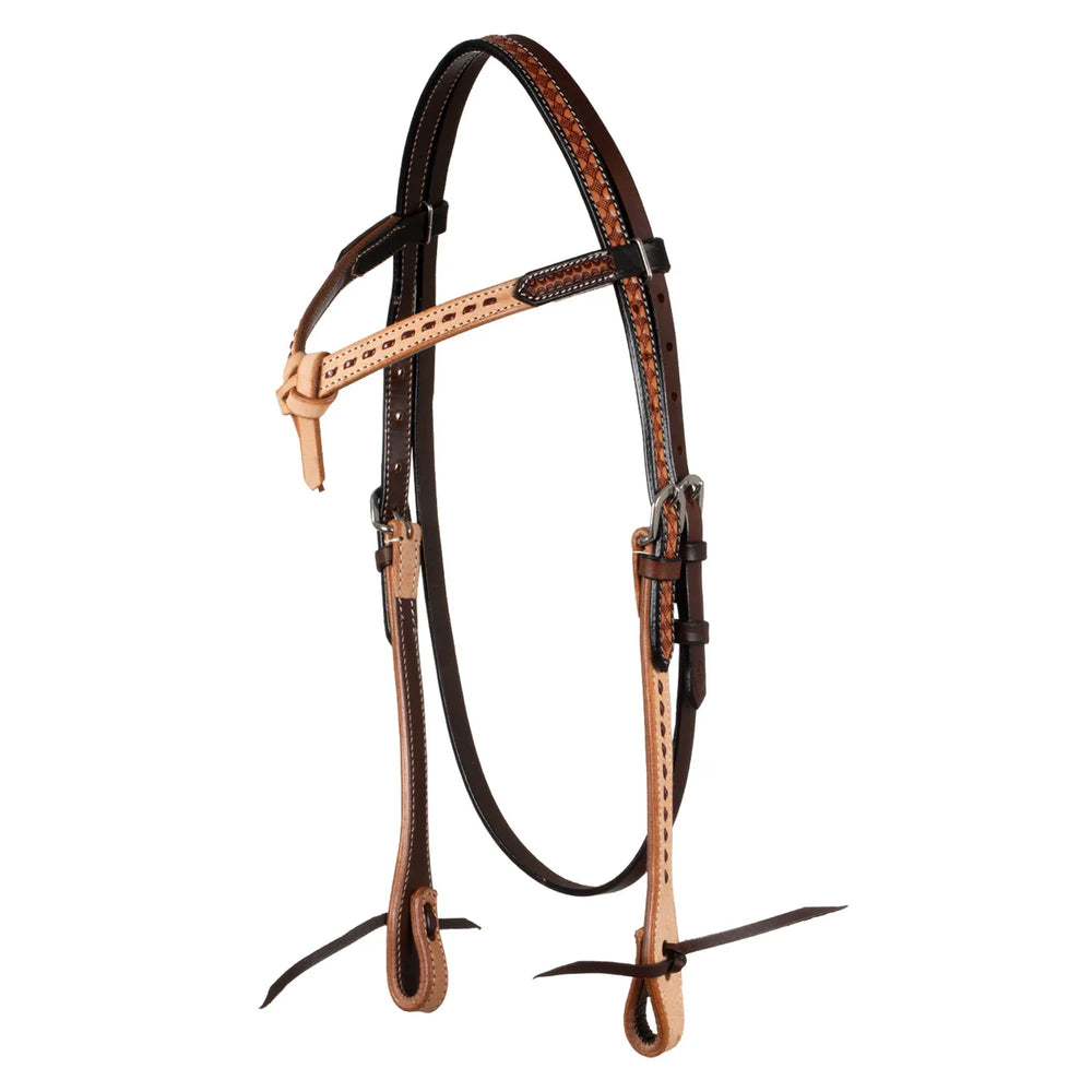 Pool's 2 tone futurity western bridle