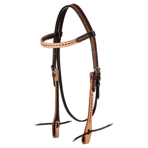 Pool's 2 tone western bridle
