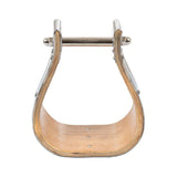 Pool's western steel stirrups with wide thread