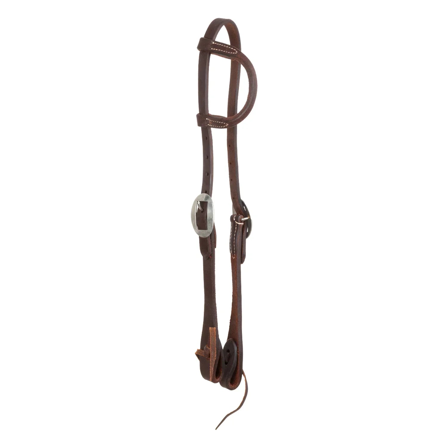 Lakota one ear leather headstall