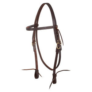 Lakota western tie ends browband bridle