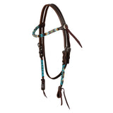 Pool's nanajo sky beaded oiled western bridle