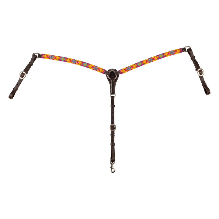 Pool's western multicolor beaded oil breastplate