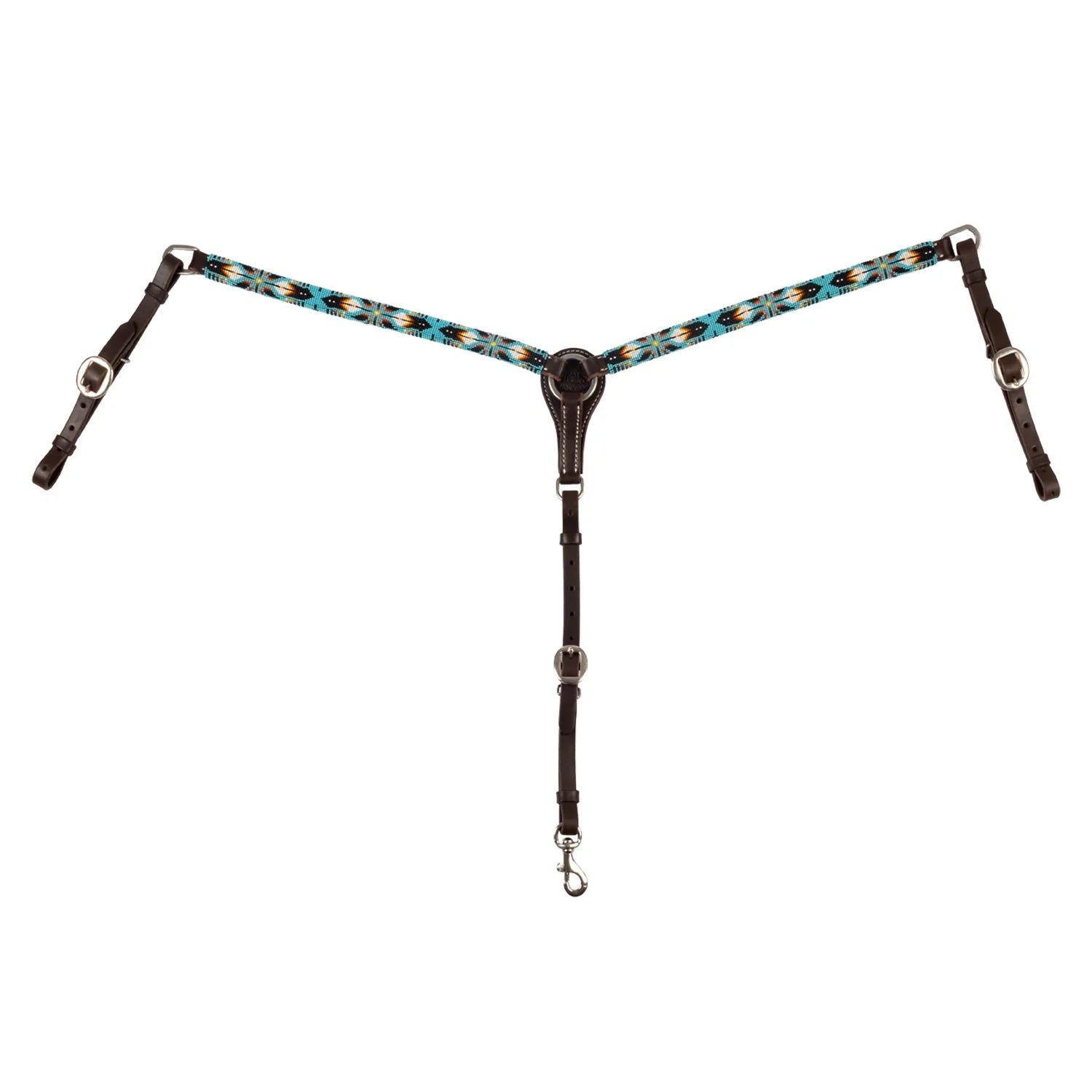 Pool's western navajo sky beaded oil breastplate