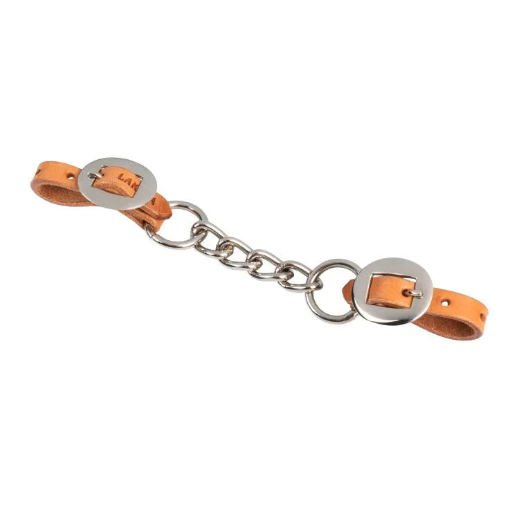 Lakota curb strap nickle fitting