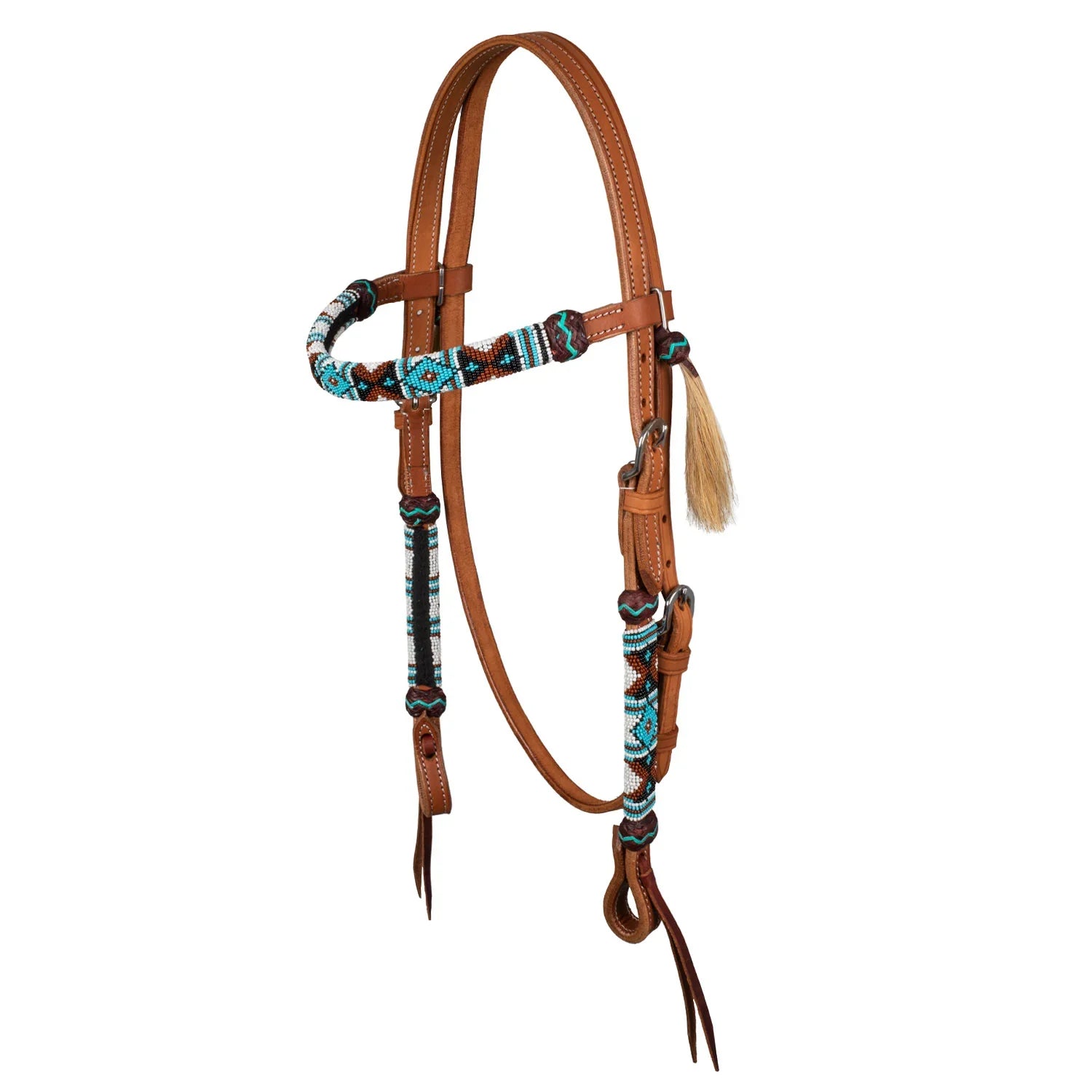 Pool's navajo pearls western bridle