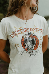 Rodeo quincy stars and stripes tee