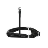 Passier exchangeable anatomically formed caveson with patent leather trim