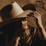 Sandoval Durango premium cowboy straw hat for ladies