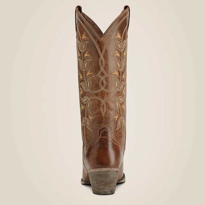 Ariat desert holly almond toe western boot for ladies