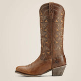 Ariat desert holly almond toe western boot for ladies