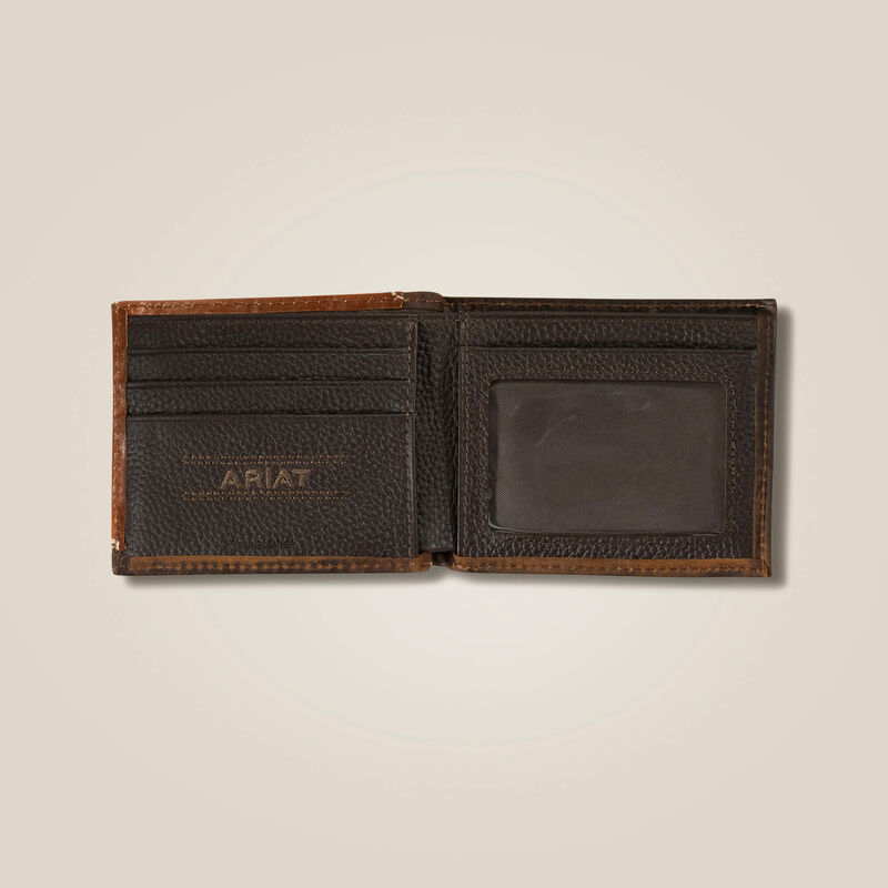Ariat filigree corner bifold wallet