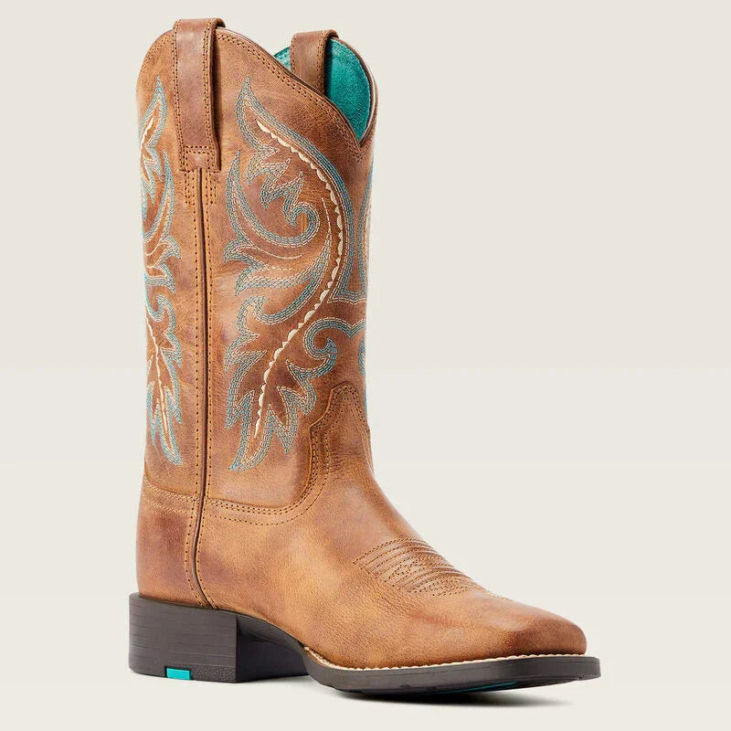 Ariat round up back zip western boot for ladies