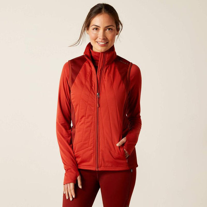 Ariat venture full zip vest for ladies