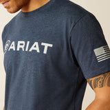Ariat shield flag T- shirt for men
