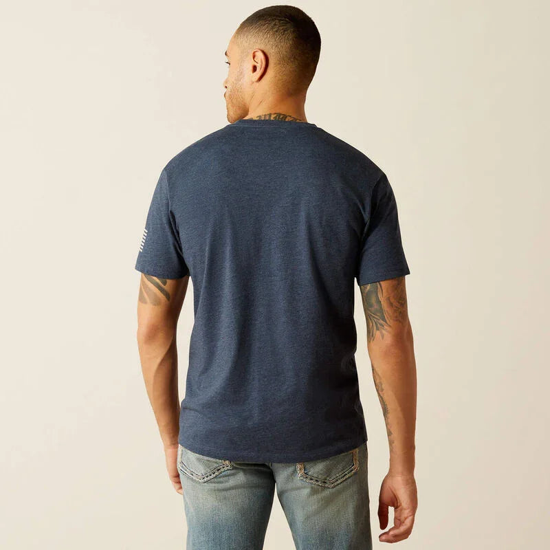 Ariat shield flag T- shirt for men