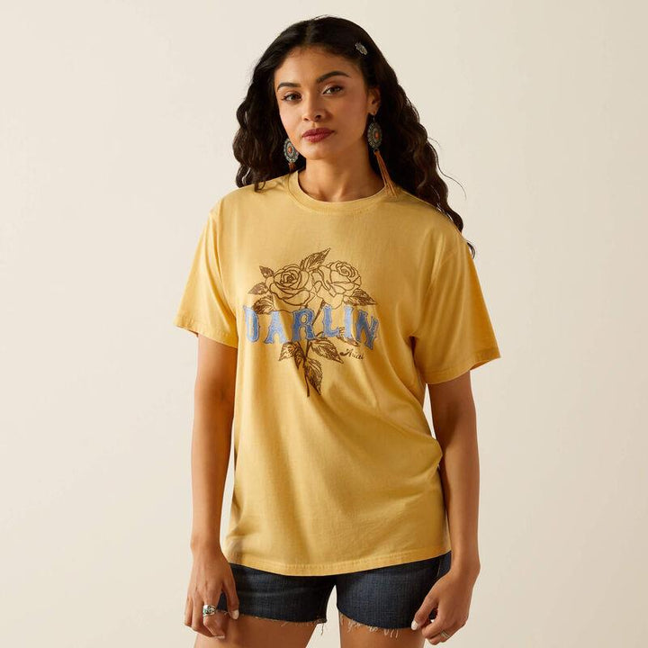 Ariat darlin rose western T - shirt for women