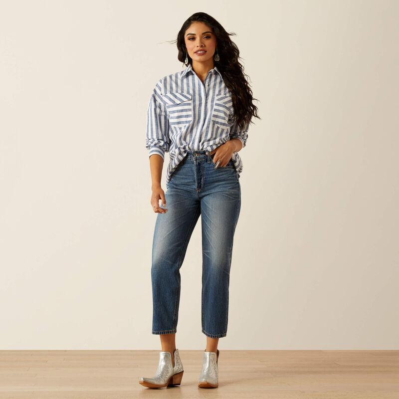 Ariat Ultra High Rise Tomboy Relaxed Jazmine Straight Leg Jeans