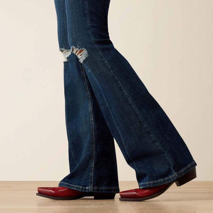 Ariat perfect rise christine flare jeans for ladies