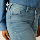 Ariat perfect rise yara straight leg jean for ladies