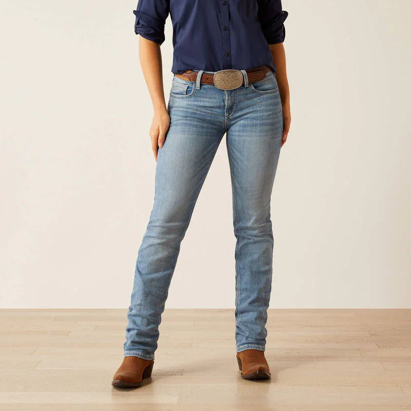 Ariat perfect rise yara straight leg jean for ladies