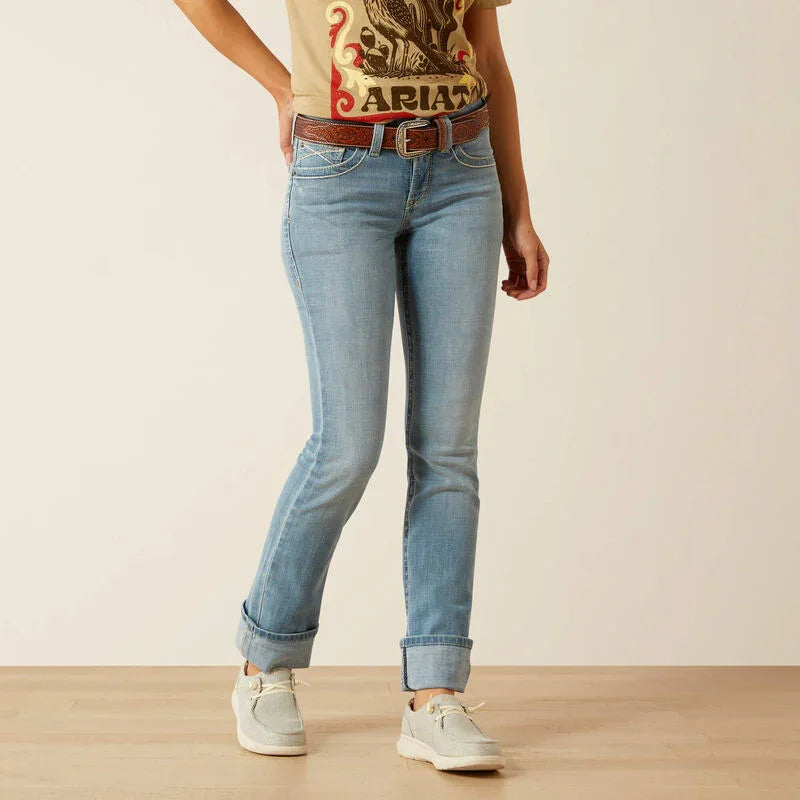 Ariat perfect rise alina straight leg jeans for ladies