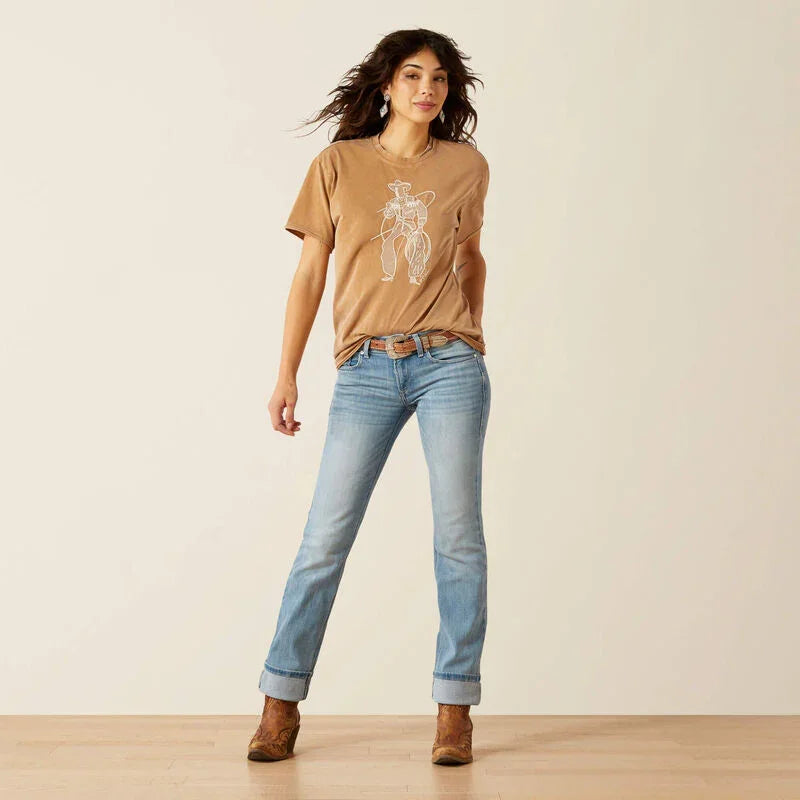 Jean Ariat Alessia taille mi-haute, coupe droite, pour femme