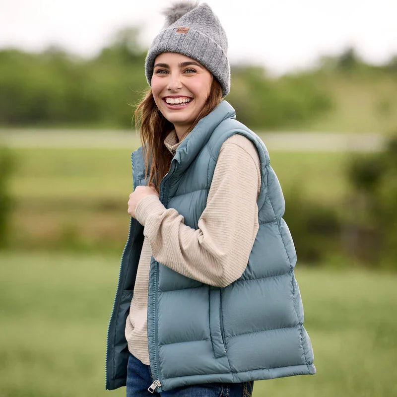 Ariat ultra puff down vest for ladies