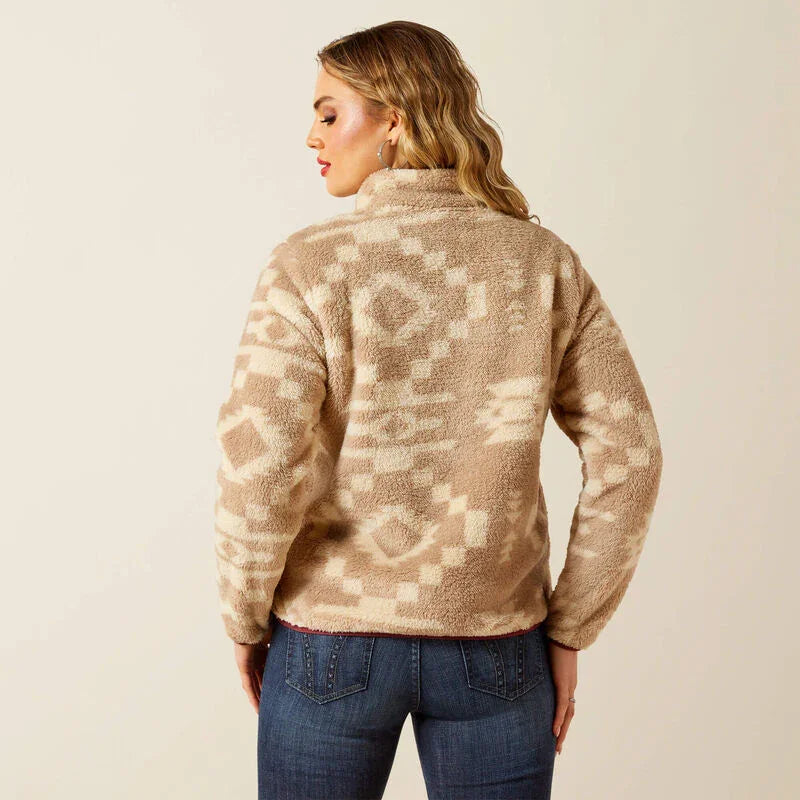 Ariat berber snap front sweatshirt for ladies