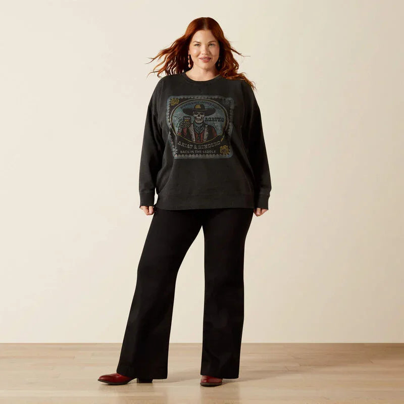 Ariat oversize sendero when life gives you agaves sweatshirt