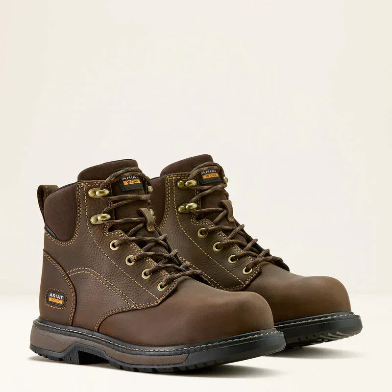 Bottes Ariat Riveter 6" imperméables à bout composite pour femmes