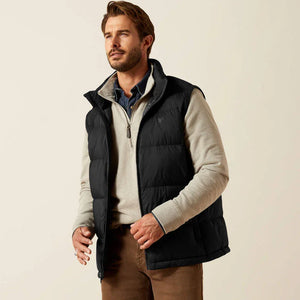 Ariat ultra puff down vest for men