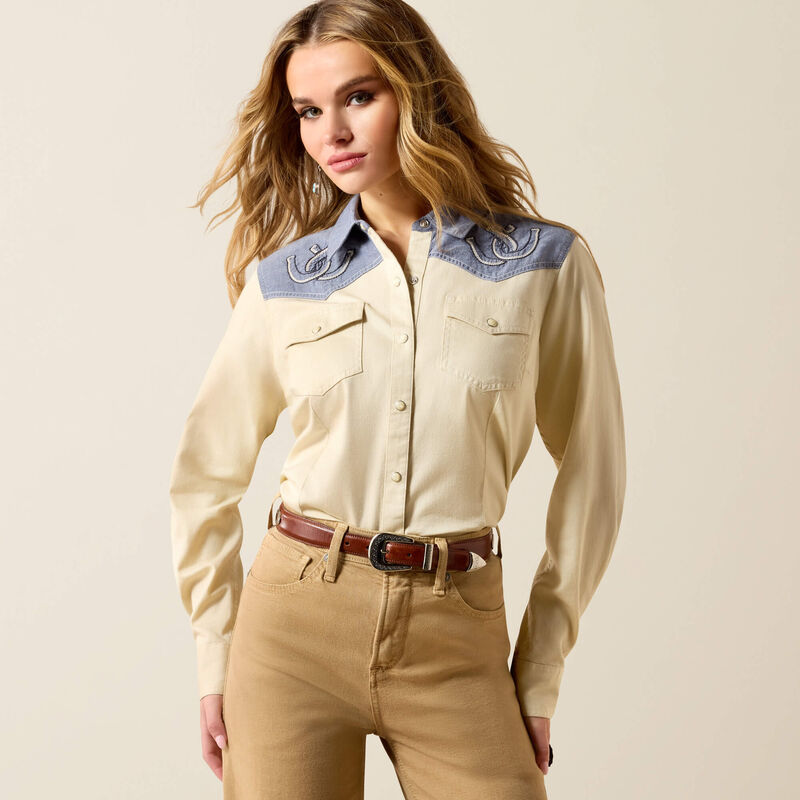 Ariat horseshoe Western Snap Shirt