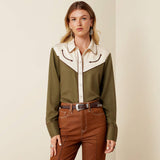 Ariat bellamy western snap shirt