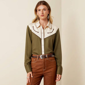 Ariat bellamy western snap shirt