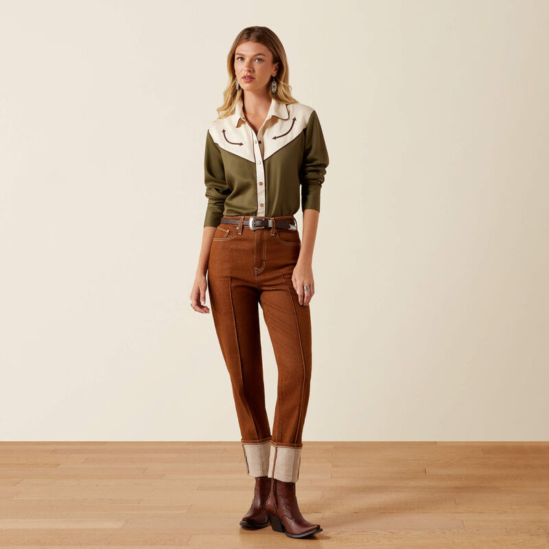 Ariat bellamy western snap shirt
