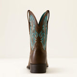 Ariat round up filly wide square toe western boot for ladies
