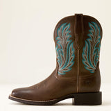 Ariat round up filly wide square toe western boot for ladies