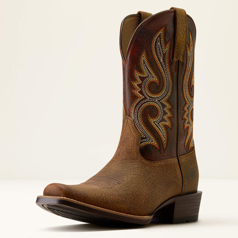 Ariat stonebrook narrow cutter toe western boot for men