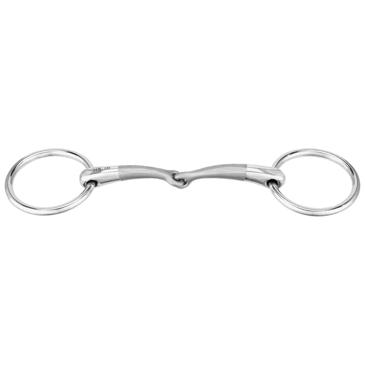 Herm. Sprenger satinox bradoon single jointed stainless steel 40261