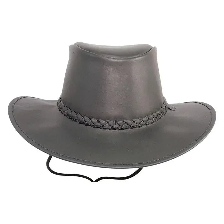 American hat makers Crusher | Crushable Leather Outback Hat