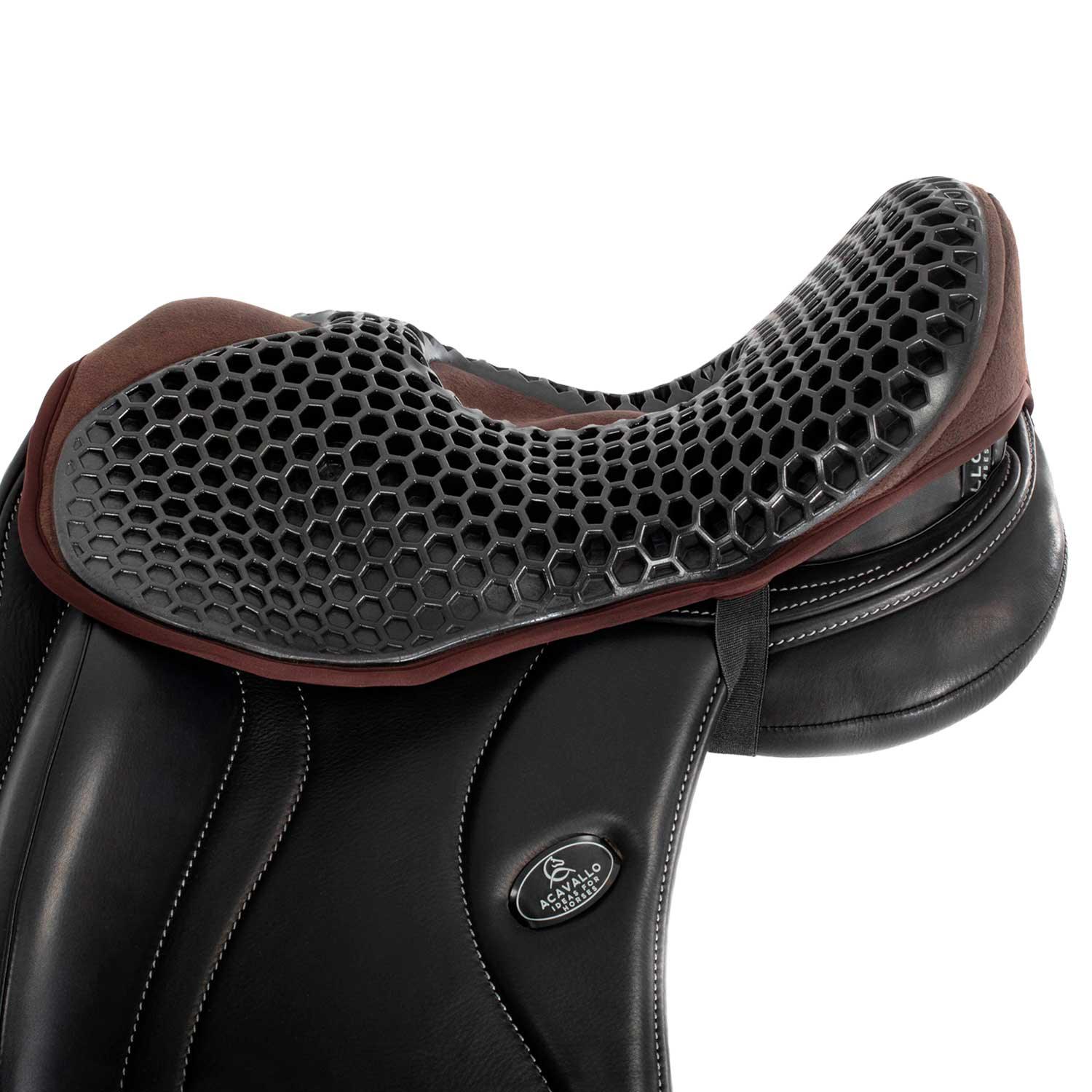Acavallo ortho-pubis seat saver dressage hexagonal gel out dri-lex 20 mm AC 535