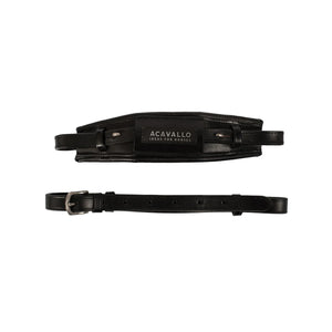 Acavallo hackamore noseband calfskin