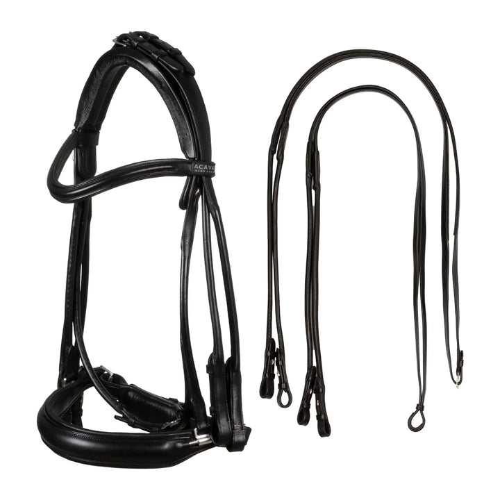 Acavallo parnaso bridle with double reins