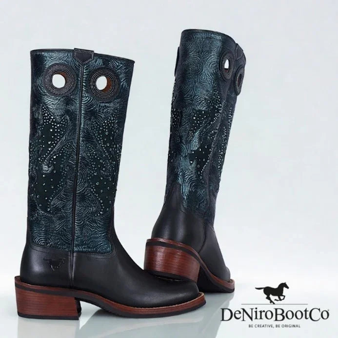 De Niro Western boots cutter jo green