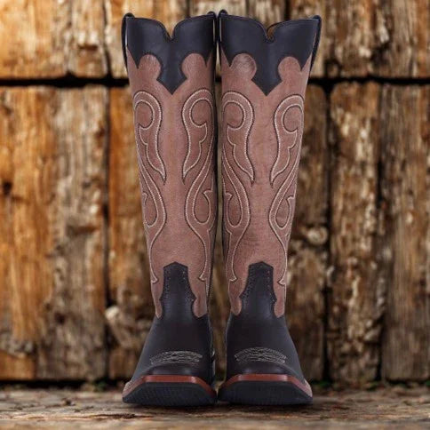 De Niro Western boots buckaroo montus stone
