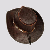 American hat makers Badlands |  Buffalo Leather Cowboy Hat