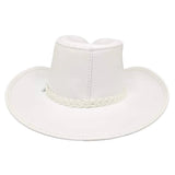 American hat makers Blizzard | White Leather Cowboy Hat
